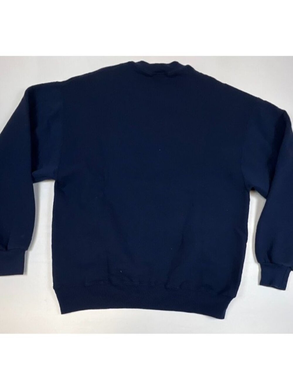 Vintage Hartwick College Mom Embroidered Crewneck Sweatshirt Navy Blue Fleece - Picture 2 of 8